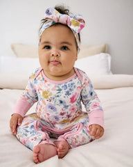 Tiny Blooms Luxe Bow Headband