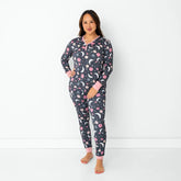 Pink To the Moon & Back Women's Bamboo Viscose Pajama Top
