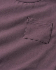 Vintage Plum Relaxed Pocket Tee