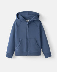 Vintage Navy Zip Hoodie