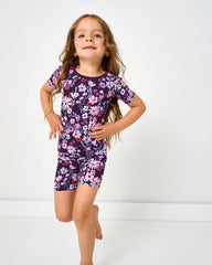 Violet Meadow Two-Piece Short Sleeve & Shorts Pajama Set