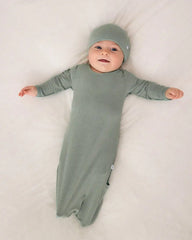 Willow Ribbed Infant Gown