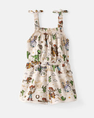 Disney & Pixar Woody's Wild West Smocked Romper