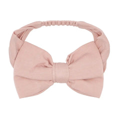 Mauve Blush Luxe Bow Headband