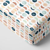 Luna Neutral Fitted Crib Sheet