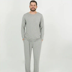 Heather Gray Men's Pajama Top