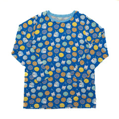 Blue Cookies & Milk Men's Pajama Top