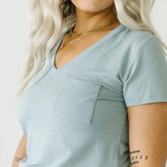 Stormy Women's Perfect Pocket Tee