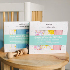 Pastel Rainbows, Bubblegum & Sunshine Zippy Grow With Me Three Pack Gift Box