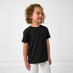 Black Short Sleeve Relaxed Pocket Tee