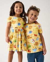 Breakfast Bunch Skater Dress