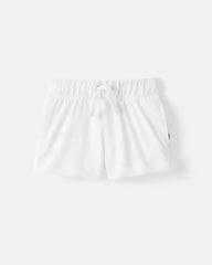 Bright White Denim Shorts