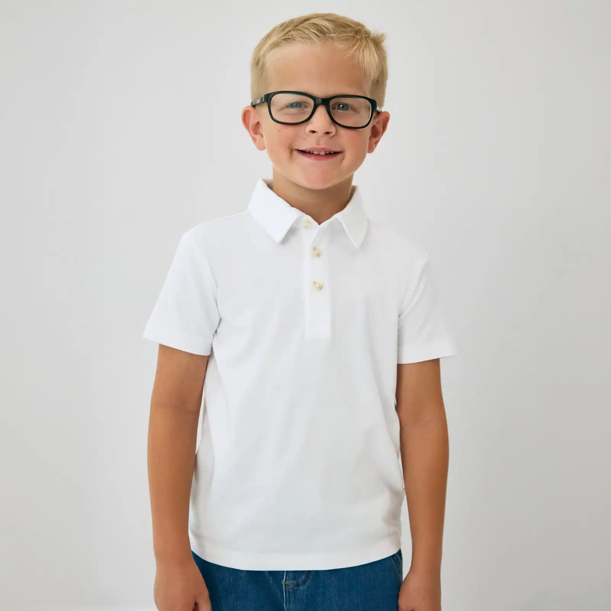 Bright White Polo Shirt