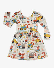 Mini Builders Skater Dress