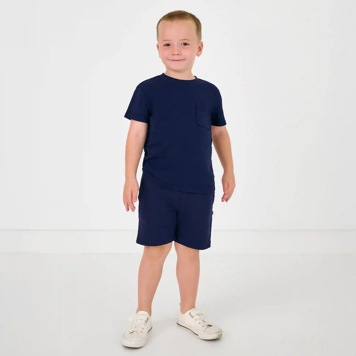 Classic Navy Drawstring Shorts