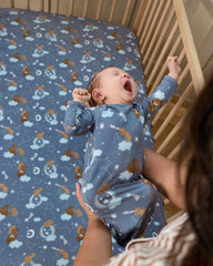 Constellation Cubs Fitted Crib Sheet