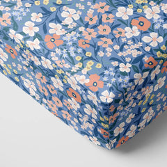 Petite Petals Fitted Crib Sheet