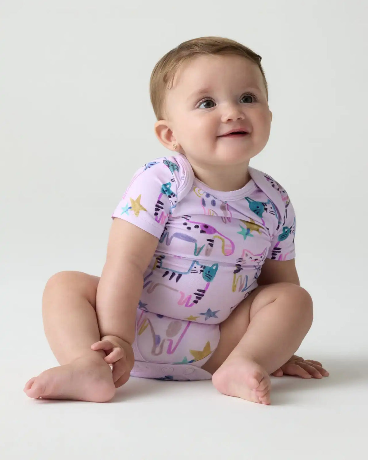 Whiskers & Wags Purple Bodysuit