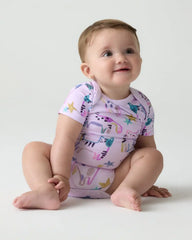 Whiskers & Wags Purple Bodysuit