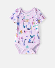 Whiskers & Wags Purple Bodysuit