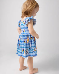 Bluey Dance All Day Flutter Skater Dress with Bodysuit