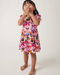 Flutter Garden Skater Dress with Bodysuit