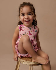 Pink Rancher Roundup Bubble Romper