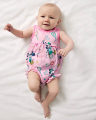 Disney Mickey Mouse & Minnie Mouse Match Bubble Romper