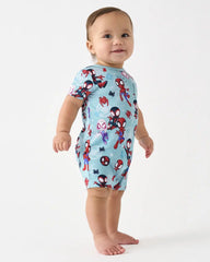 Spidey & His Amazing Friends Tiny Webs Pocket Shorty Romper