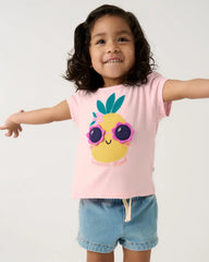 Summer Mood Puff Sleeve Tee