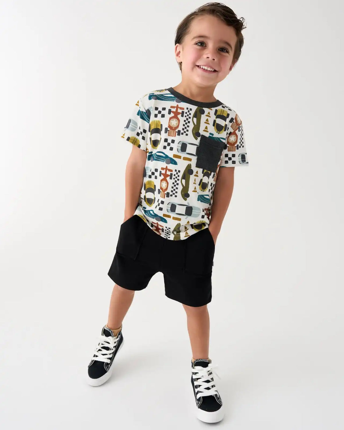 Fast Lane Relaxed Pocket Tee
