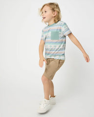 Swell Stripes Relaxed Pocket Tee