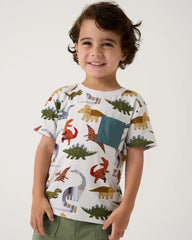 Roar & Explore Relaxed Pocket Tee