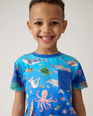 Underwater Discovery Relaxed Pocket Tee