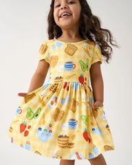 Breakfast Bunch Skater Dress