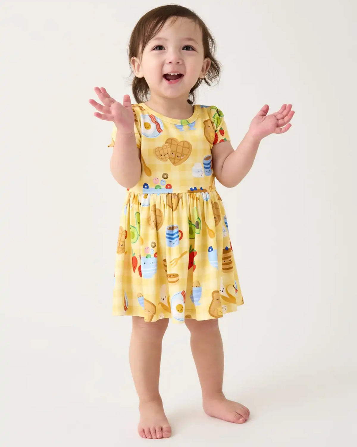 Breakfast Bunch Skater Dress with Bodysuit