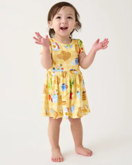 Breakfast Bunch Skater Dress with Bodysuit