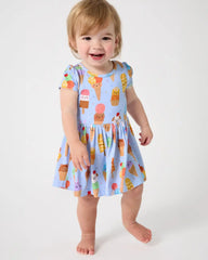 Scoop Squad Skater Dress with Bodysuit
