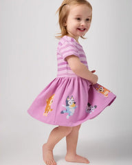 Bluey Friends Forever Short Sleeve Dress with Bloomer