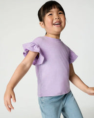 Heather Lavender Flutter Tee