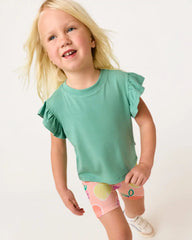 Cool Jade Flutter Tee