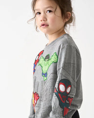 Spidey & His Amazing Friends Mighty City Heroes Crewneck Sweatshirt