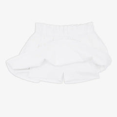 Bright White Denim Skort