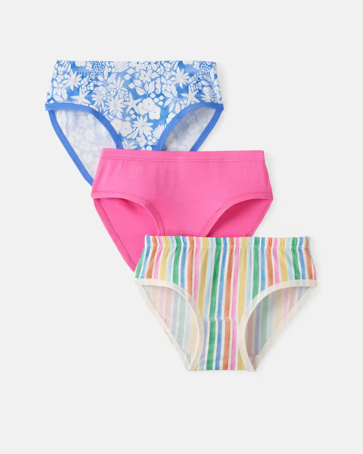 Azure Garden 3 Pack Girl's Brief Underwear