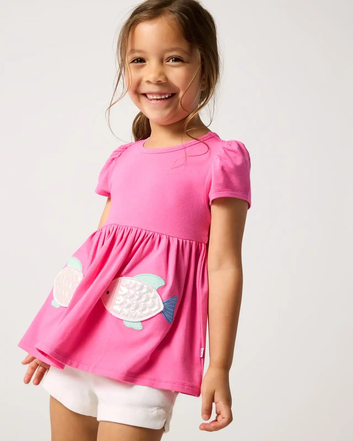 Sparkling Scales Empire Tunic Top