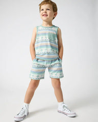 Swell Stripes Drawstring Shorts
