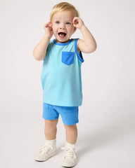 Coastal Blue Pocket Tank