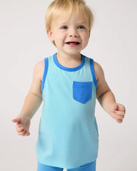 Coastal Blue Pocket Tank