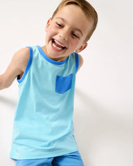Coastal Blue Pocket Tank