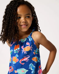 Tidepool Party Bow Strap Tank